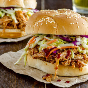 Smokey Pulled Pork Burger
